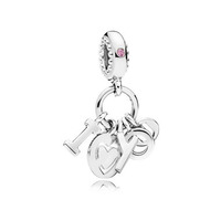 Juweel Pandora I Love You silver dangle 796596FPC Juweel Pandora I Love You silver dangle 796596FPC