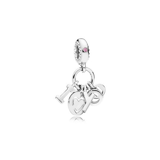 Juweel Pandora I Love You silver dangle 796596FPC Juweel Pandora I Love You silver dangle 796596FPC