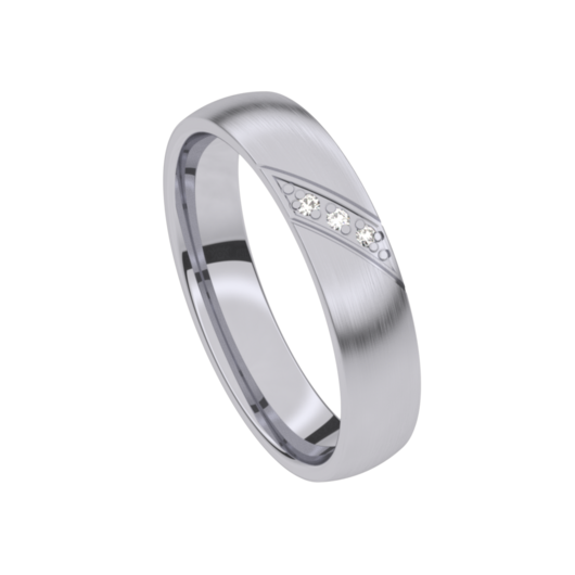 Juweel Trouwring Traditions Palladium Briljant 9T163JD/45 Juweel Trouwring Traditions Palladium Briljant 9T163JD/45