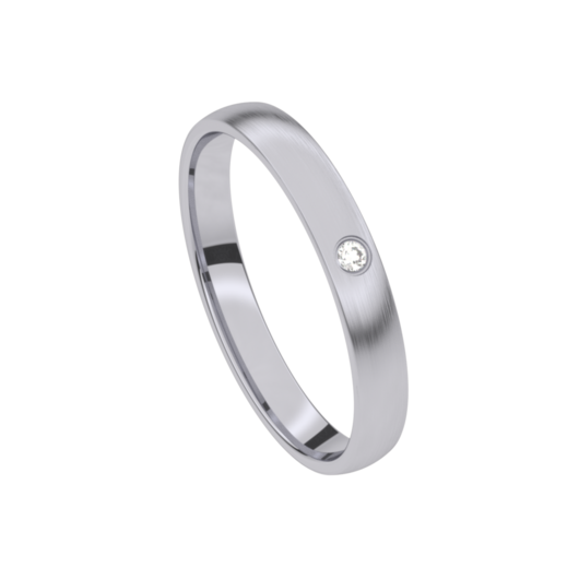 Juweel Trouwring Traditions Palladium Briljant 9T123AD/30 Juweel Trouwring Traditions Palladium Briljant 9T123AD/30