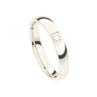 Juweel Trouwring Traditions witgoud 18 karaat Briljant 9T160DN/35 Juweel Trouwring Traditions witgoud 18 karaat Briljant 9T160DN/35