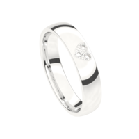 Juweel Trouwring Traditions witgoud 18 karaat Briljant 9T160IW/45 Juweel Trouwring Traditions witgoud 18 karaat Briljant 9T160IW/45