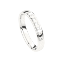 Juweel Trouwring Traditions witgoud 18 karaat Briljant 9T160KW/35 Juweel Trouwring Traditions witgoud 18 karaat Briljant 9T160KW/35
