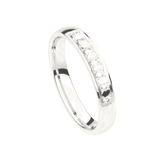 Juweel Trouwring Traditions witgoud 18 karaat Briljant 9T160KW/35 Juweel Trouwring Traditions witgoud 18 karaat Briljant 9T160KW/35