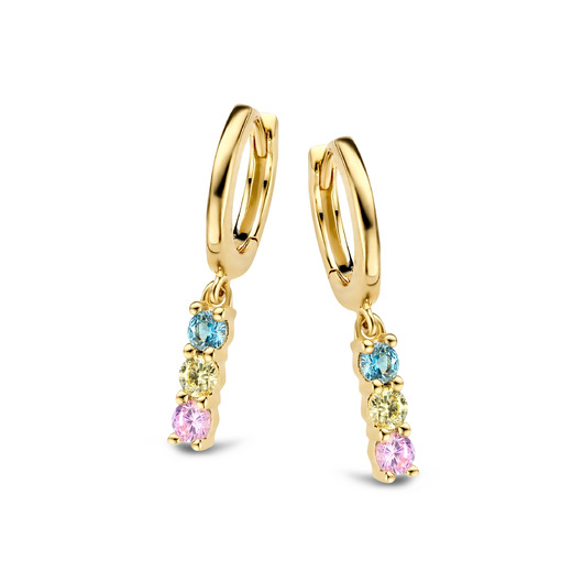 Juweel Naiomy Moments pleetgoud oorstekers B1Q16  Juweel Naiomy Moments pleetgoud oorstekers B1Q16