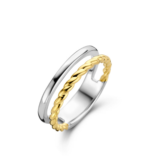 Juweel Naiomy Silver ring pleetgoud N1Y54 Juweel Naiomy Silver ring pleetgoud N1Y54