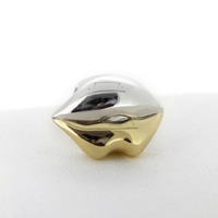 Juweel Tirisi Bedel lippen zilver en 18K geelgoud TM6118(2T) 'OTL' Juweel Tirisi Bedel lippen zilver en 18K geelgoud TM6118(2T) 'OTL'