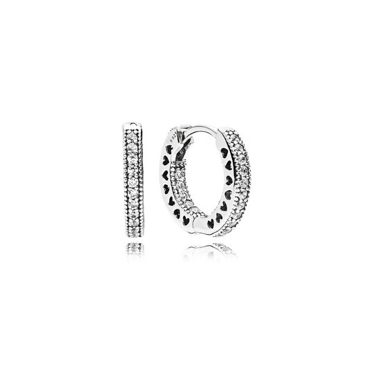 Juweel Pandora hoop silver earrings 296317CZ 