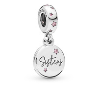 Juweel Pandora Sisters silver dangle 798012FPC  Juweel Pandora Sisters silver dangle 798012FPC