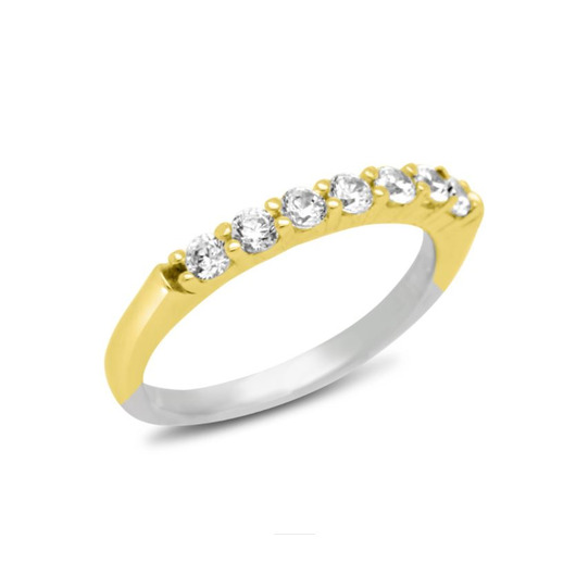 Juweel Silver Rose ring goldplated zirconium R6378G  Juweel Silver Rose ring goldplated zirconium R6378G