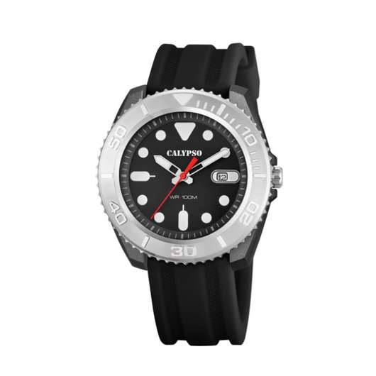 Horloge Calypso Zwart Street Style Rubber K5794/3 