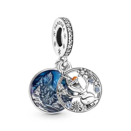 Juweel Pandora Disney Frozen Snow Olaf Double Dangle 799638C01 Juweel Pandora Disney Frozen Snow Olaf Double Dangle 799638C01