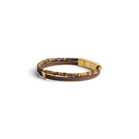 Juweel Gemini Armband Triplux Brown TX2  Juweel Gemini Armband Triplux Brown TX2