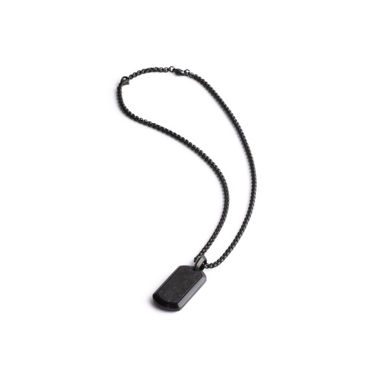 Juweel Gemini Ketting met hanger Imperium Black Carbon NNT2  Juweel Gemini Ketting met hanger Imperium Black Carbon NNT2