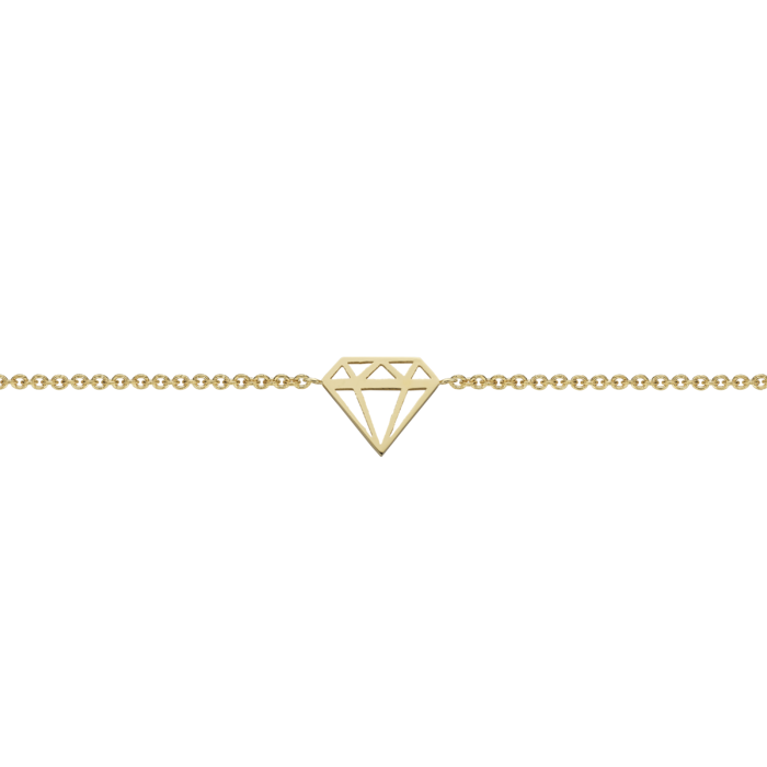 Juweel Funky Gold armband 14 karaat rosé goud SP320B14R 