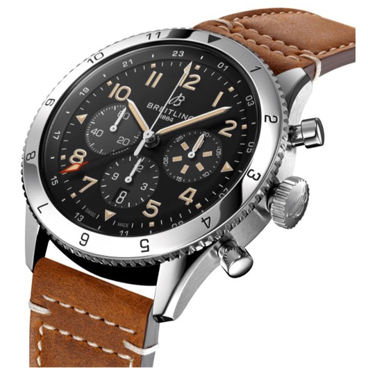 Horloge Breitling Super Avi Chronograph GMT 46 P-51 Mustang AB04453A1B1X1 