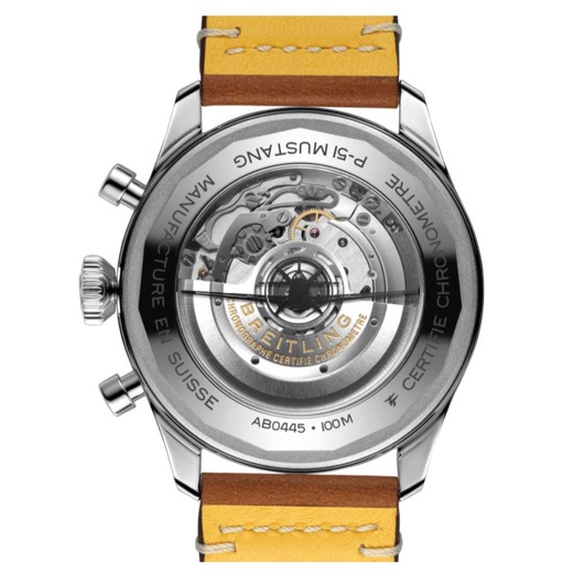 Horloge Breitling Super Avi Chronograph GMT 46 P-51 Mustang AB04453A1B1X1 
