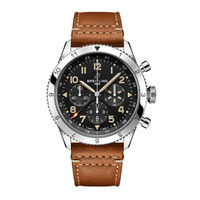 Horloge Breitling Super Avi Chronograph GMT 46 P-51 Mustang AB04453A1B1X1  Horloge Breitling Super Avi Chronograph GMT 46 P-51 Mustang AB04453A1B1X1