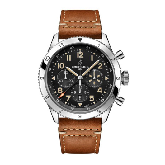 Horloge Breitling Super Avi Chronograph GMT 46 P-51 Mustang AB04453A1B1X1  Horloge Breitling Super Avi Chronograph GMT 46 P-51 Mustang AB04453A1B1X1