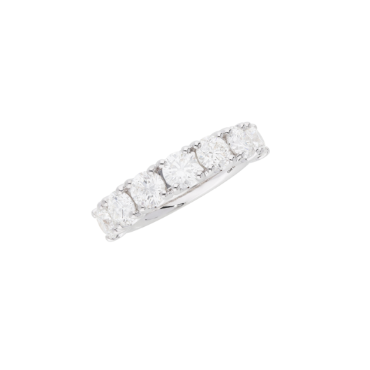Juweel Clem Vercammen Collection Senza Tempo ring 18 karaat witgoud diamant A5907/40 