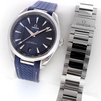 Horloge Omega Seamaster Aqua Terra 220.12.41.21.03.001 met extra staal band '58613-515-TWDH' Horloge Omega Seamaster Aqua Terra 220.12.41.21.03.001 met extra staal band '58613-515-TWDH'