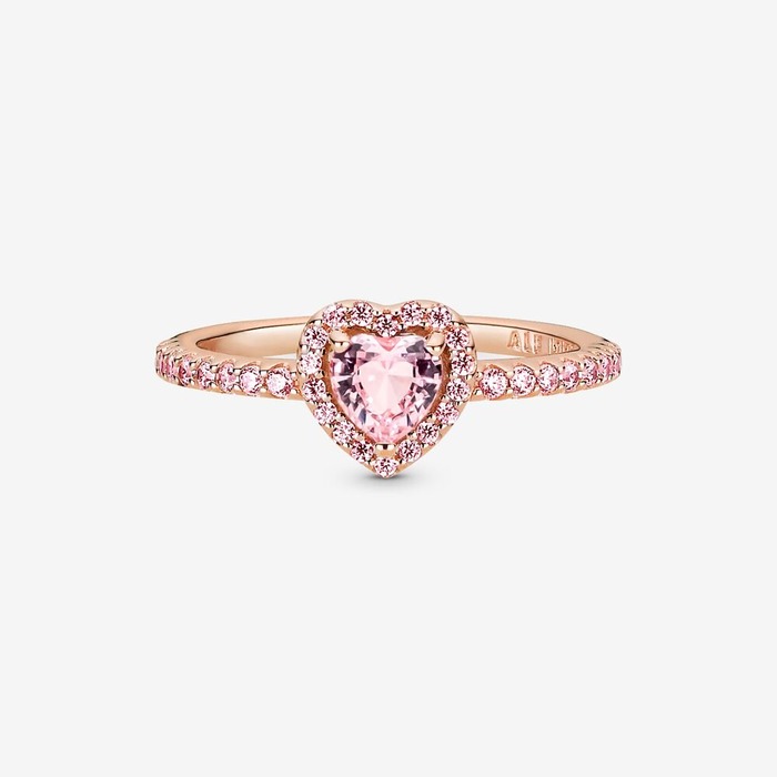 Juweel Pandora Heart Rosé ring 188421C04 