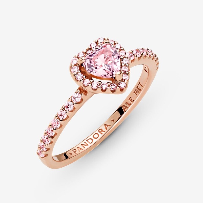 Juweel Pandora Heart Rosé ring 188421C04 