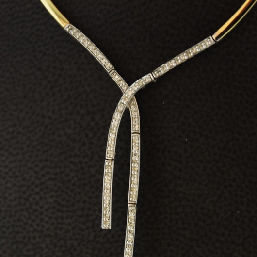 Juweel Collier bicolor 18 karaat Diamant '58905-586-TWDH' 
