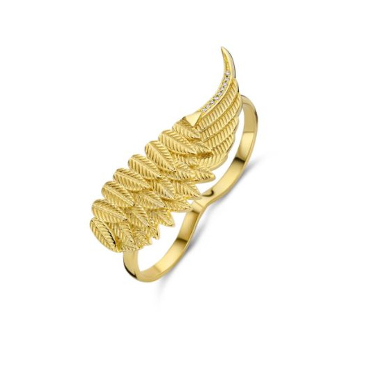 Juweel DIAMANTI PER TUTTI ELI MEGS DOUBLE RING M1887 YELLOW  Juweel DIAMANTI PER TUTTI ELI MEGS DOUBLE RING M1887 YELLOW