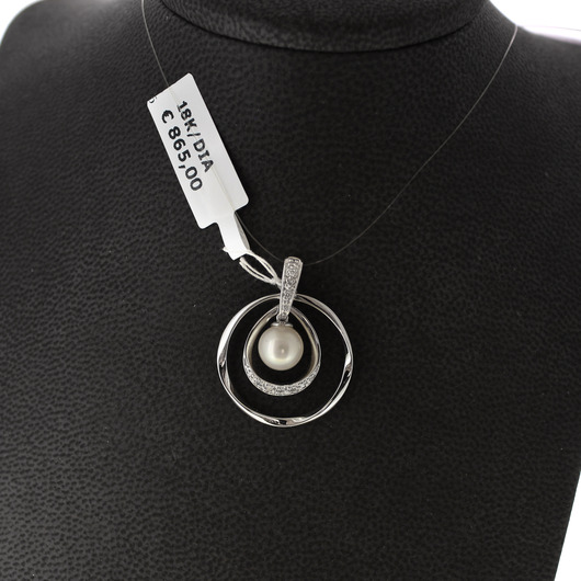 Juweel Dulci Nea hanger 18K witgoud PTXP-0969-X1/0.06CT 'OTL'  Juweel Dulci Nea hanger 18K witgoud PTXP-0969-X1/0.06CT 'OTL'