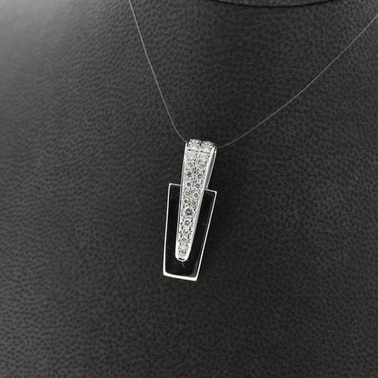 Juweel Hanger witgoud 18 karaat briljant '59693-912-TWDH' Juweel Hanger witgoud 18 karaat briljant '59693-912-TWDH'