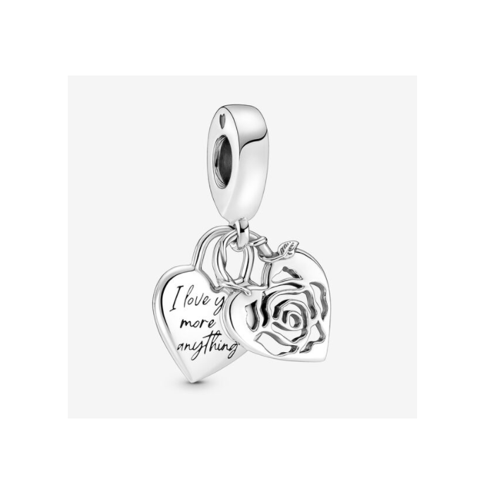 Juweel Pandora Moments Roos Hart Hangslot Hangende Bedel 790086C00 