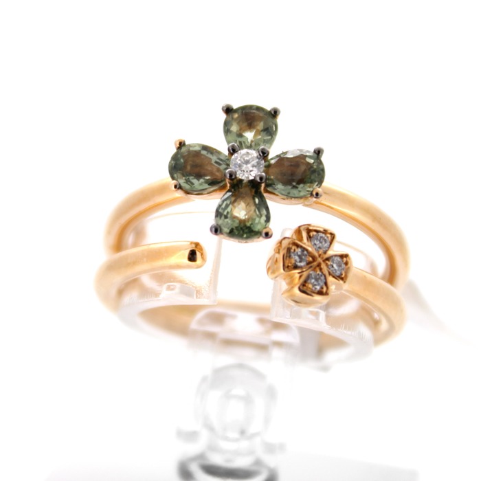 Juweel Roca-Atelier ring rosé goud 18 karaat A7047C 'OTL' 