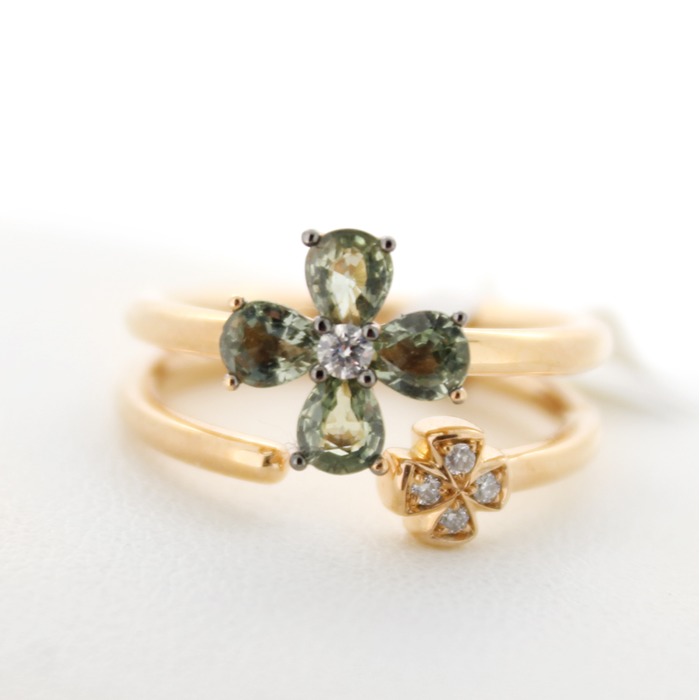 Juweel Roca-Atelier ring rosé goud 18 karaat A7047C 'OTL' 
