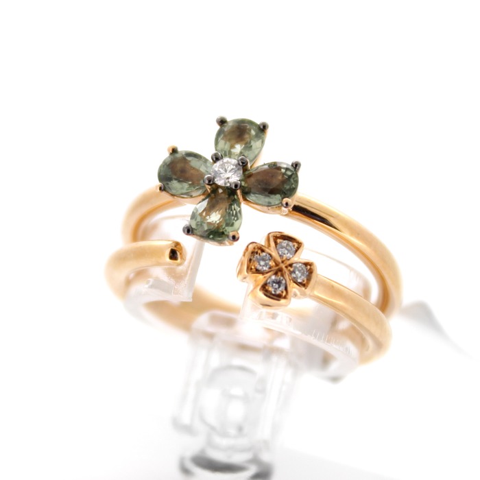 Juweel Roca-Atelier ring rosé goud 18 karaat A7047C 'OTL' 