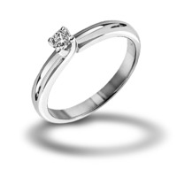 Juweel Flanders Collection Solitaire Ring Witgoud 18 karaat 169 Flanders Cut Juweel Flanders Collection Solitaire Ring Witgoud 18 karaat 169 Flanders Cut