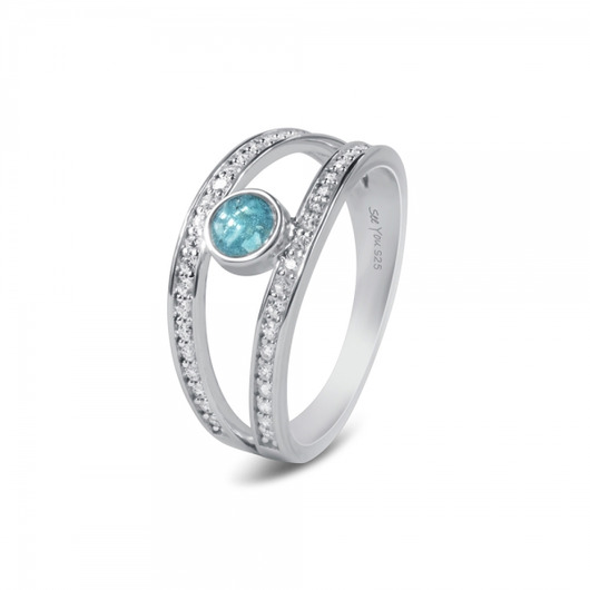 Juweel SEE YOU ZILVER ZIRCONIUM ASRING RG014 Juweel SEE YOU ZILVER ZIRCONIUM ASRING RG014