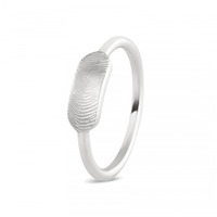 Juweel SEE YOU ZILVER VINGERPRINT RING 455S Juweel SEE YOU ZILVER VINGERPRINT RING 455S
