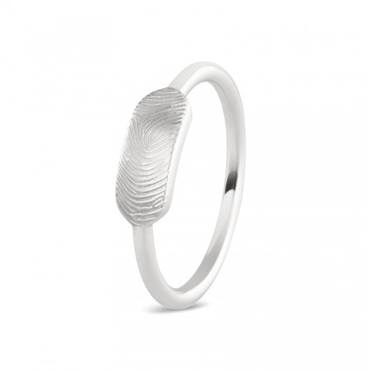 Juweel SEE YOU ZILVER VINGERPRINT RING 455S Juweel SEE YOU ZILVER VINGERPRINT RING 455S