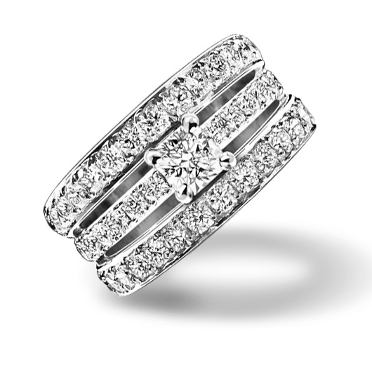 Juweel Flanders Collection Ring Witgoud 18 karaat 138 Flanders Cut Juweel Flanders Collection Ring Witgoud 18 karaat 138 Flanders Cut