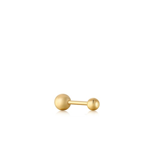 Juweel Ania Haie Ear Edit Goldplated Mini Sphere Barbell Single earring E035-01G 