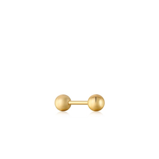 Juweel Ania Haie Ear Edit Goldplated Sphere Barbell Single earring E035-02G 