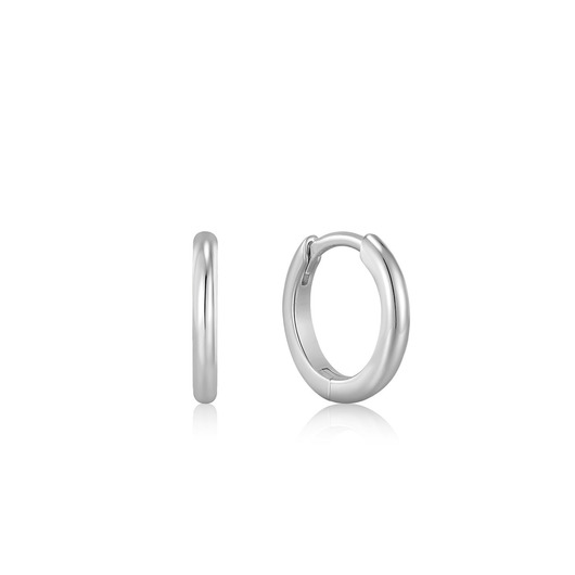 Juweel Ania Haie Ear Edit Silver Smooth Mini Hoop earrings E035-16H 