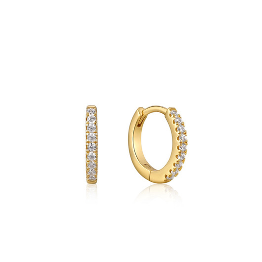 Juweel Ania Haie Ear Edit Goldplated Sparkle Mini Huggie Hoop earrings E035-17G  Juweel Ania Haie Ear Edit Goldplated Sparkle Mini Huggie Hoop earrings E035-17G