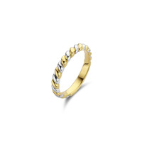 Juweel Naiomy Moments ring pleetgoud B2J57  Juweel Naiomy Moments ring pleetgoud B2J57