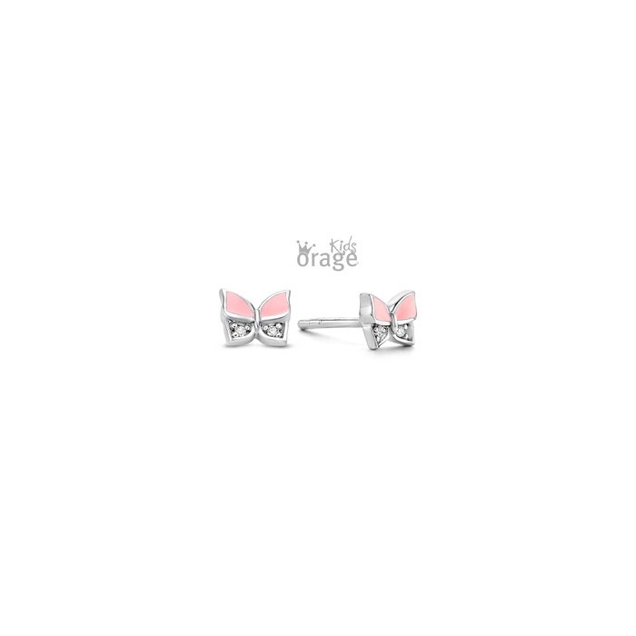 Juweel ORAGE KIDS OORSTEKERS VLINDER ROZE K2555-K2268