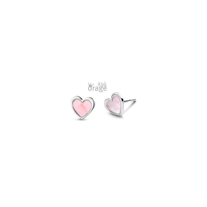 250005 01 Orage Kids oorbellen hart roze K2318 Juwelier Clem Vercammen.jpg