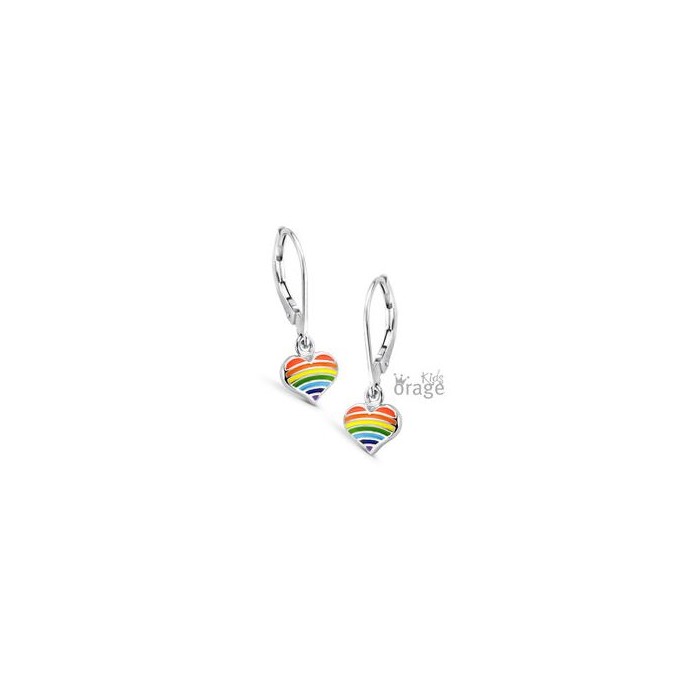 Juweel ORAGE KIDS OORSTEKERS HART MULTICOLOR K2617-K2402
