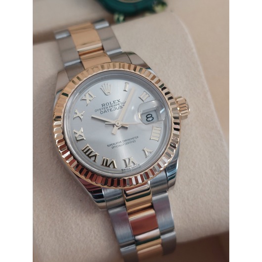 Horloge Rolex Lady Datejust 28 -- 279173 '60266-541-TWDH' 