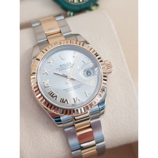 Horloge Rolex Lady Datejust 28 -- 279173 '60266-541-TWDH' 